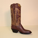 Shell Cordovan Custom Cowboy Boot with Cognac Antique Goat Top