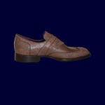 custom handmade gary taurus bull shoulder loafer