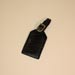 Handmade Black Alligator Luggage Tag
