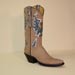Custom Vintage Calf Cowboy Boot with Gun Metal Celtic Cross 