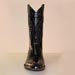 black alligator smooth tail custom cowboy boot