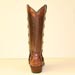 vinatge cognac alligator custom made cowboy boot 