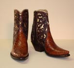 Cognac Alligator w Tooled Inlay
