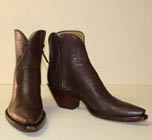 custom handmade chocolate buffalo botine