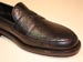 Black Taurus Bull Shoulder Custom Men's Penny Loafer