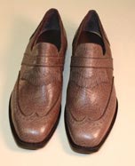 Gray Bull Shoulder Loafer