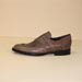 Gray Taurus Bull Shoulder Custom Men's Wingtip Loafer