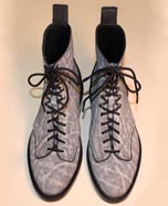 gray elephant custom hiking boot